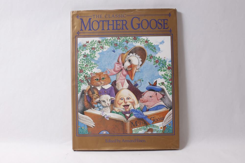 The Classic Mother Goose 1988 Children's Book w Dust Jacket ~ 260828-WH 1309